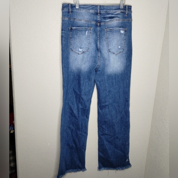 Risen Jeans High Rise Straight Jean Women's Plus Size 2X - Picture 4 of 7